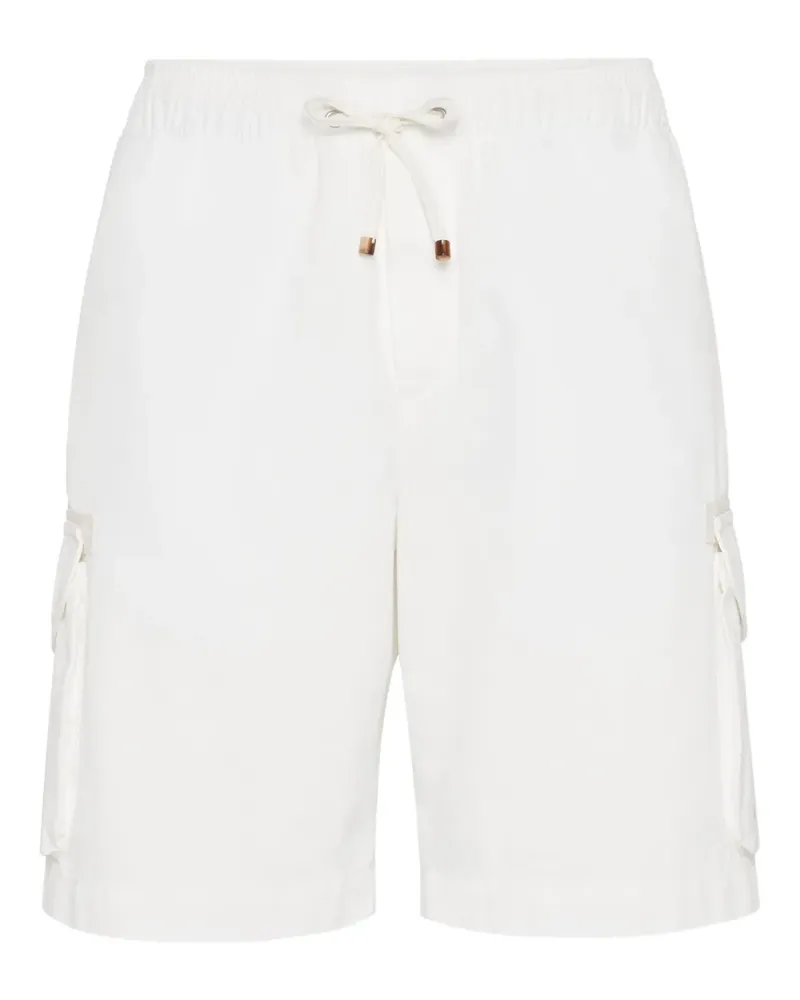 Brunello Cucinelli Shorts mit aufgesetzten Taschen - Weiß Weiß