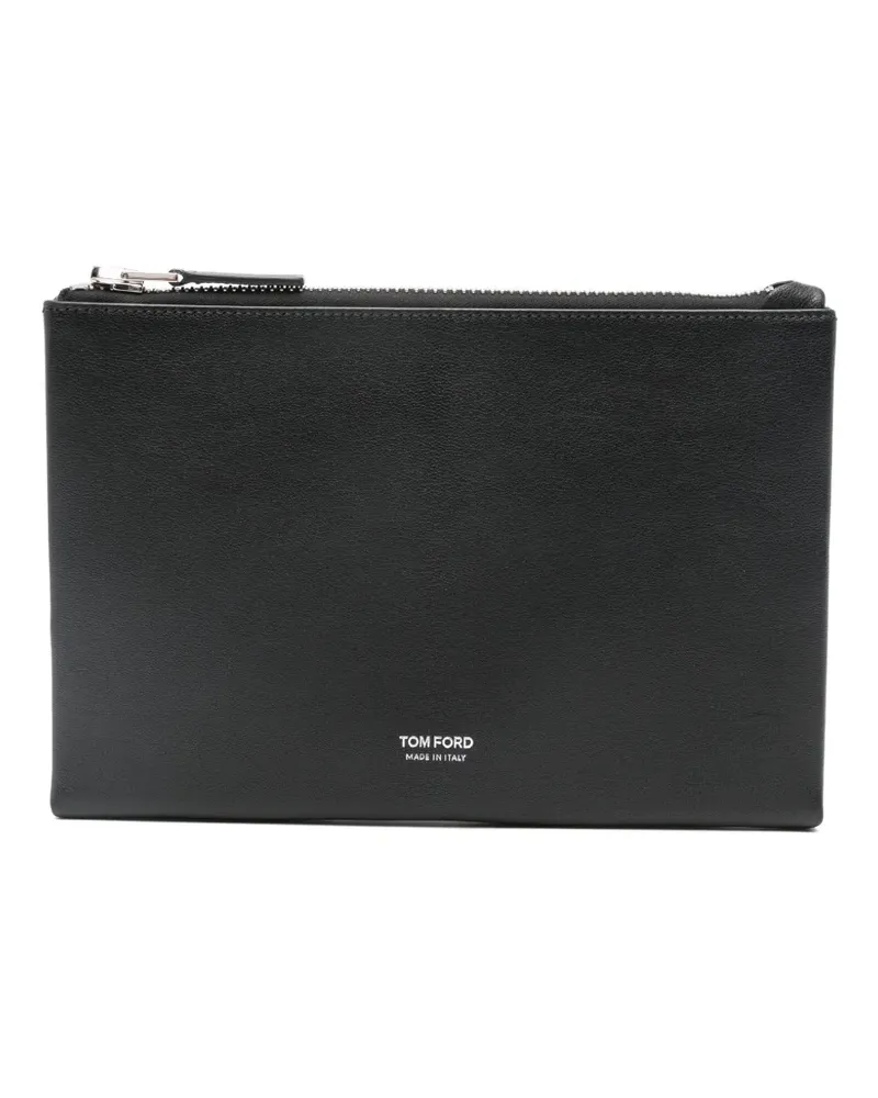 Tom Ford Clutch mit Riemen - Schwarz Schwarz