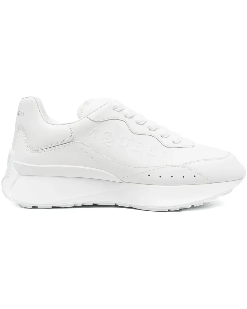 Alexander McQueen Klobige Sneakers mit Logo-Prägung - Weiß Weiß