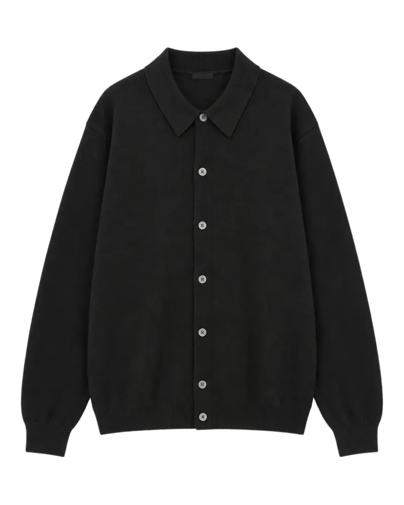 ASPESI Geknöpfter Cardigan - Schwarz Schwarz