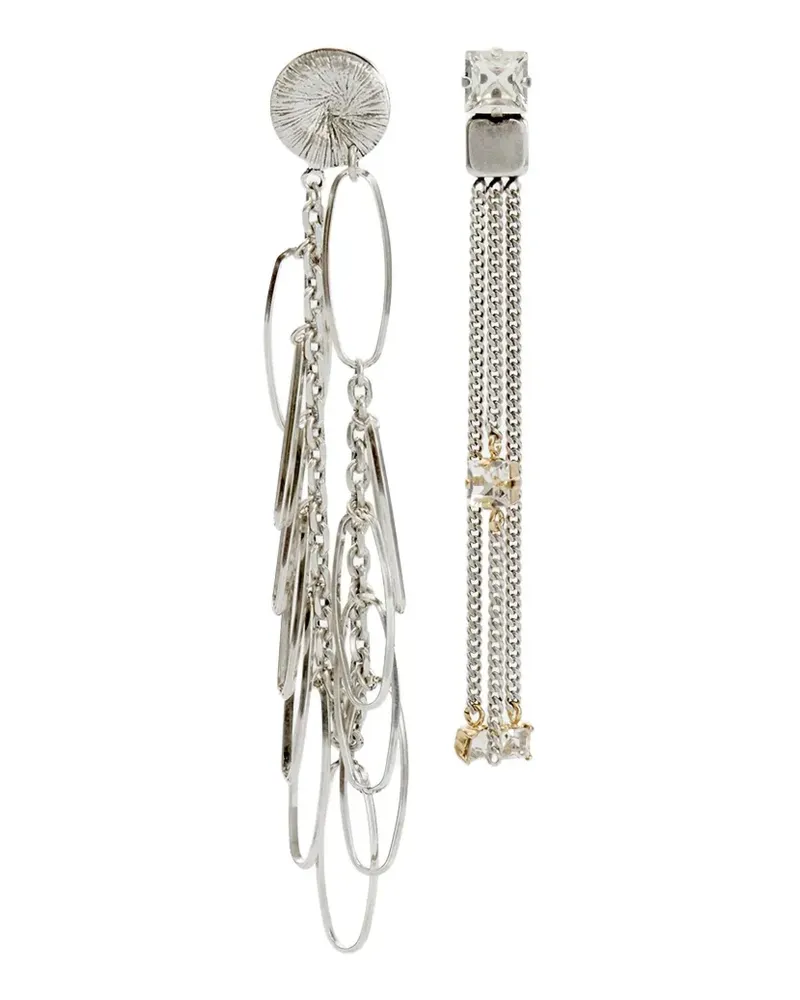 Isabel Marant Jodie fringed drop earrings - Silber Silber