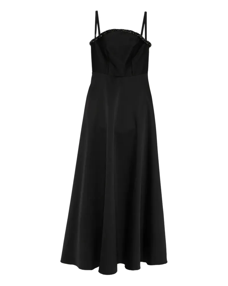 Roland Mouret crystal-embellishment maxi dress - Schwarz Schwarz