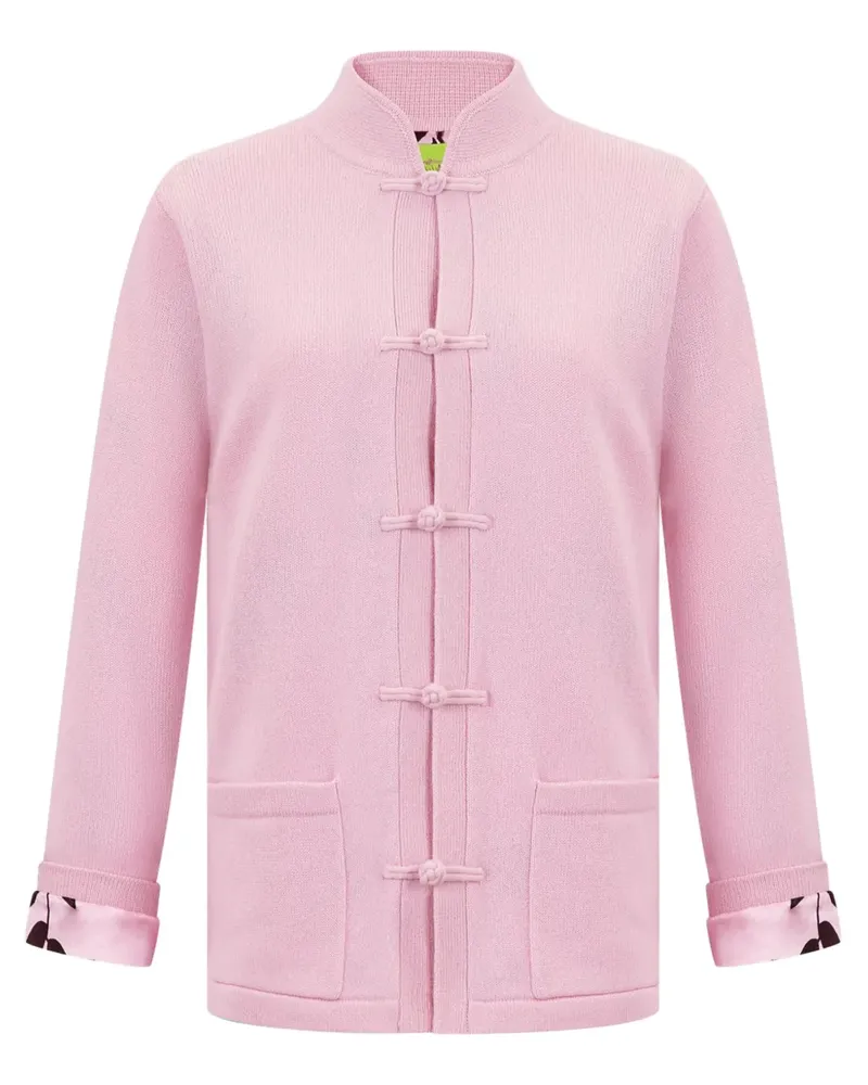 Shanghai Tang Tang Cardigan aus Kaschmir - Rosa Rosa