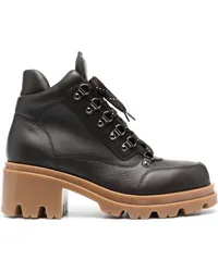 Emporio Armani Chalet Collection Hiking-Boots 65mm Braun