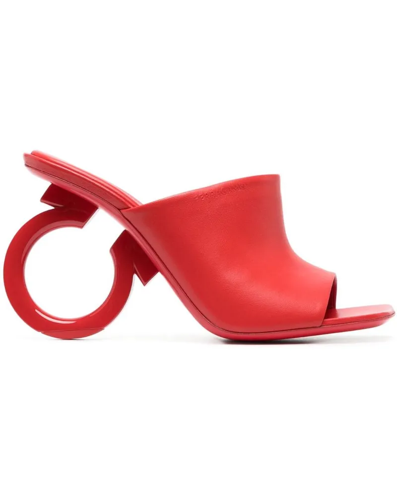 Ferragamo Astro Mules 105mm - Rot Rot