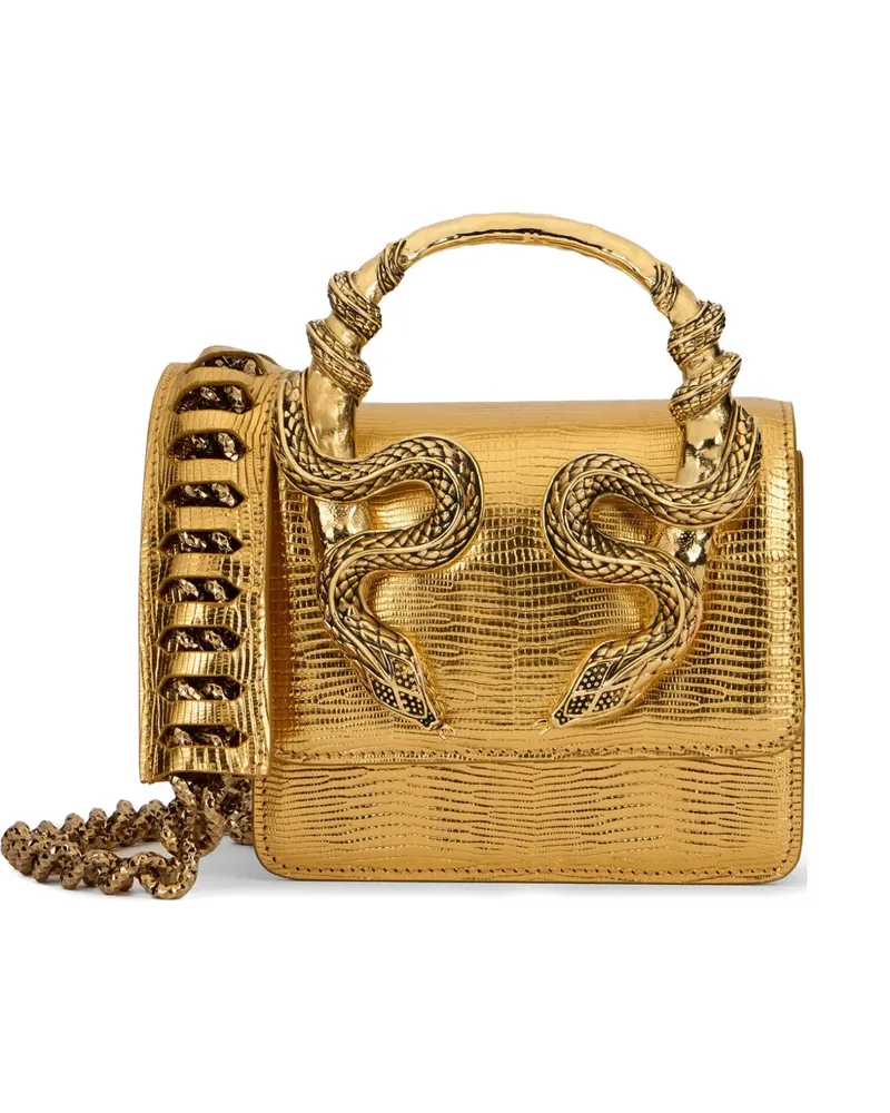 Roberto Cavalli Serpentine tote bag - Gold Gold