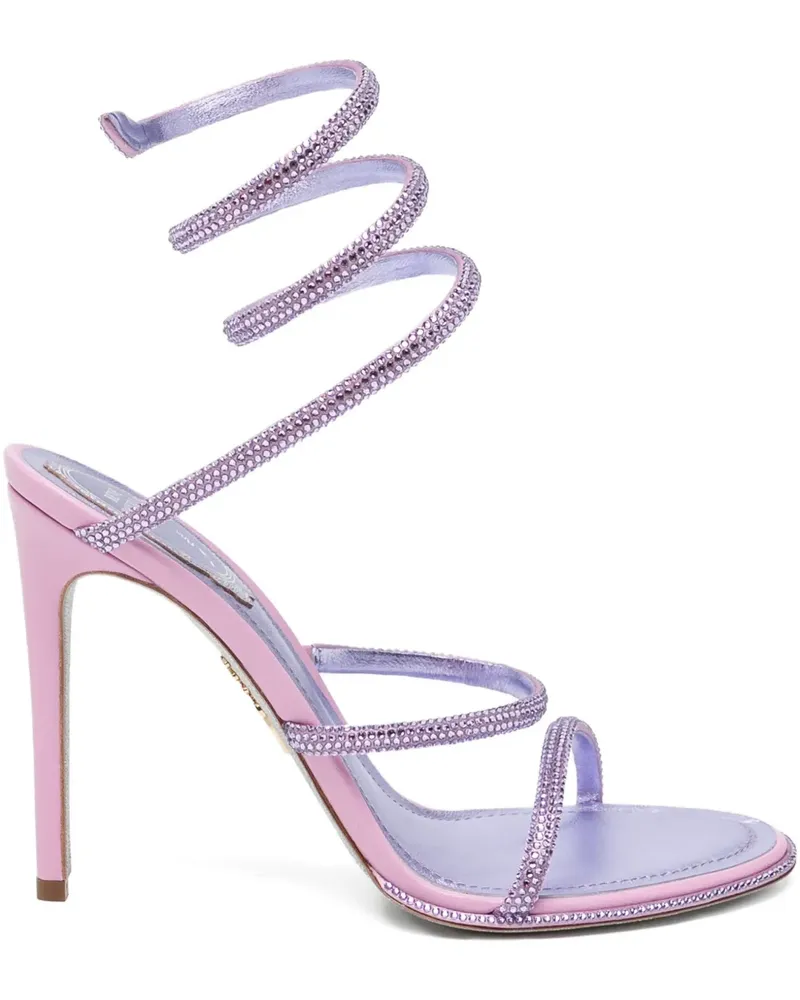 René Caovilla 105mm Cleo heeled sandals - Violett Violett