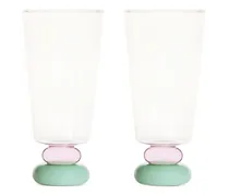 2 Déco Cocktail-Gläser, 2er-Set - Nude