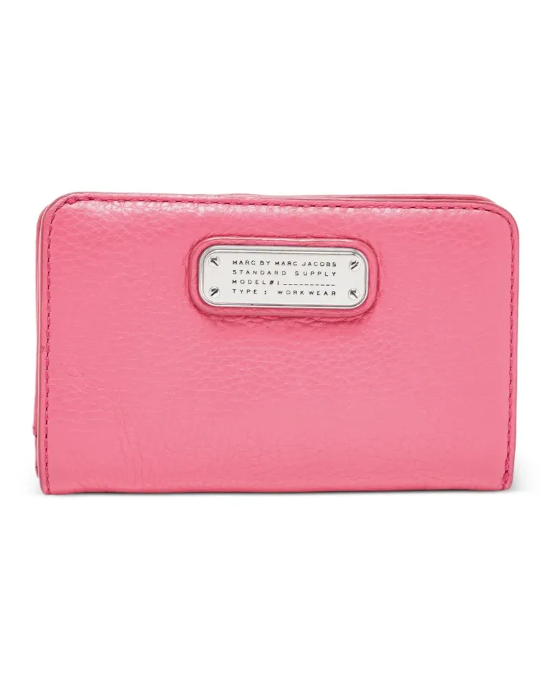 Marc Jacobs Portemonnaie mit Logo-Schild - Rosa Rosa