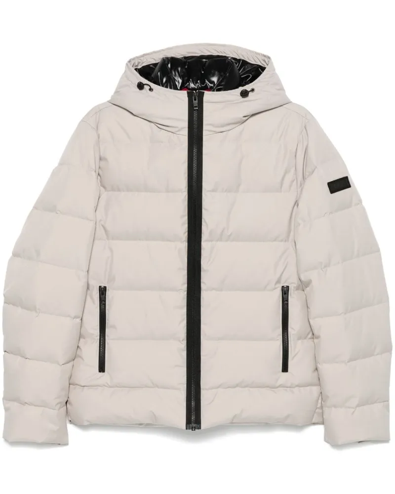 Fay Gefütterte Jacke mit Logo-Patch - Nude Nude