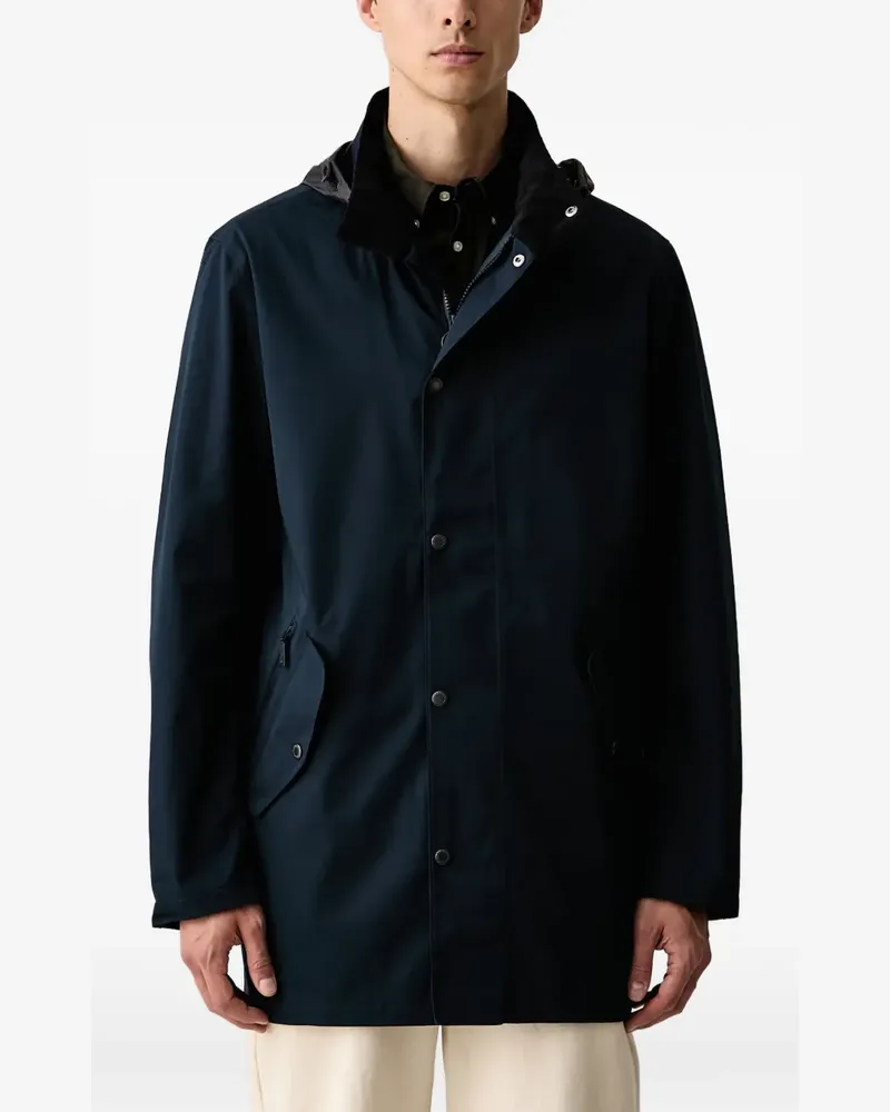 Barbour Chelsea hooded coat - Blau Blau