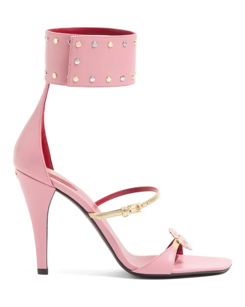 Valentino Garavani Cuffie Sandalen aus Ziegenleder - Rosa Rosa