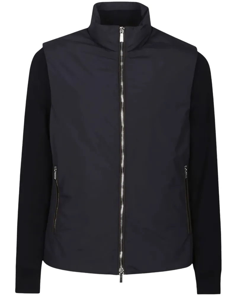 MOORER Bomberjacke mit Reißverschluss - Blau Blau