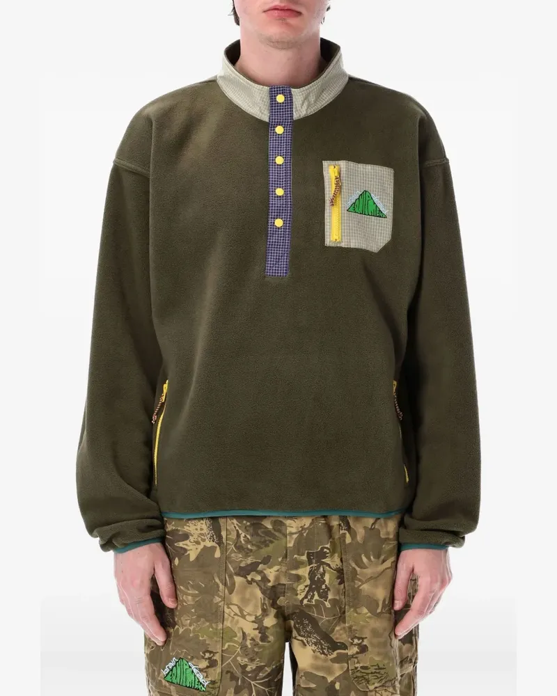 Brain Dead Jacke mit Logo-Print - Grün Grün