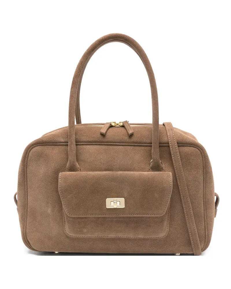 Sandro Shopper aus Wildleder - Braun Braun