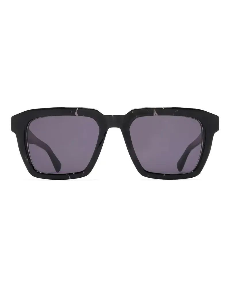 Mykita Soma Sonnenbrille mit marmoriertem Effekt - Schwarz Schwarz