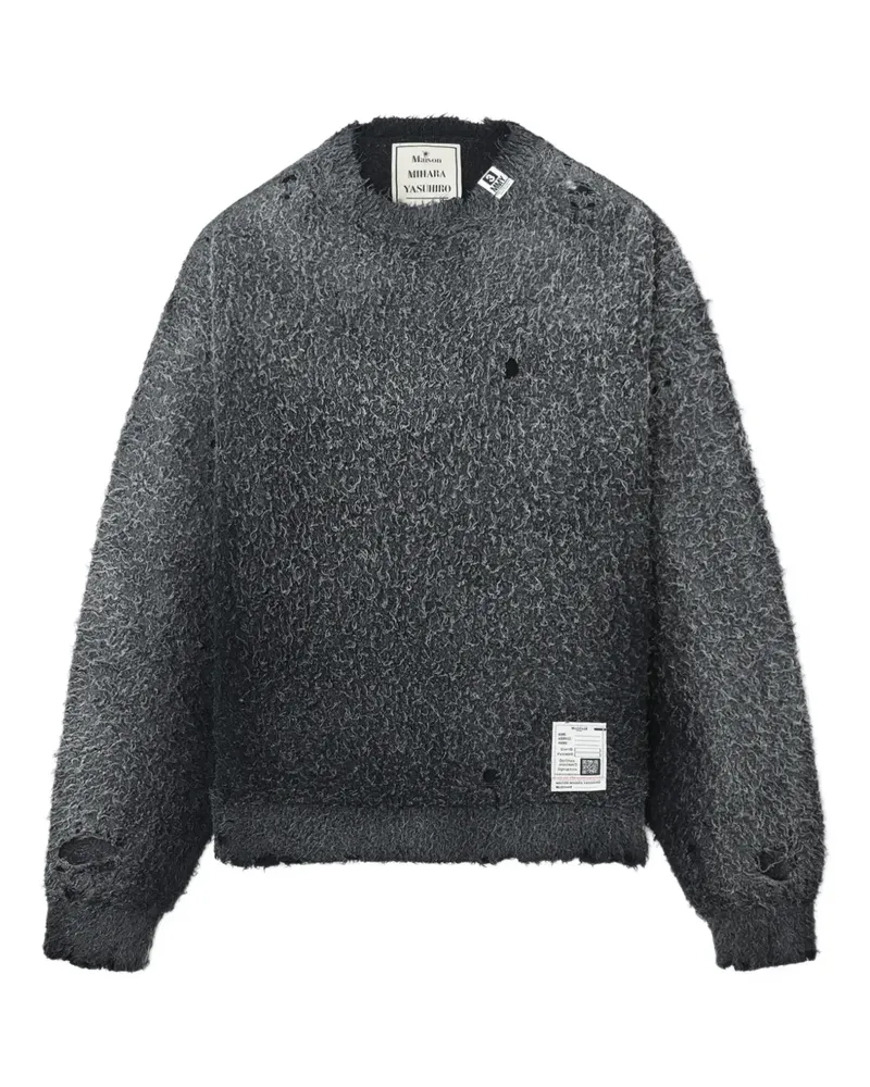 MIHARAYASUHIRO Sun Faded Like sweater - Schwarz Schwarz
