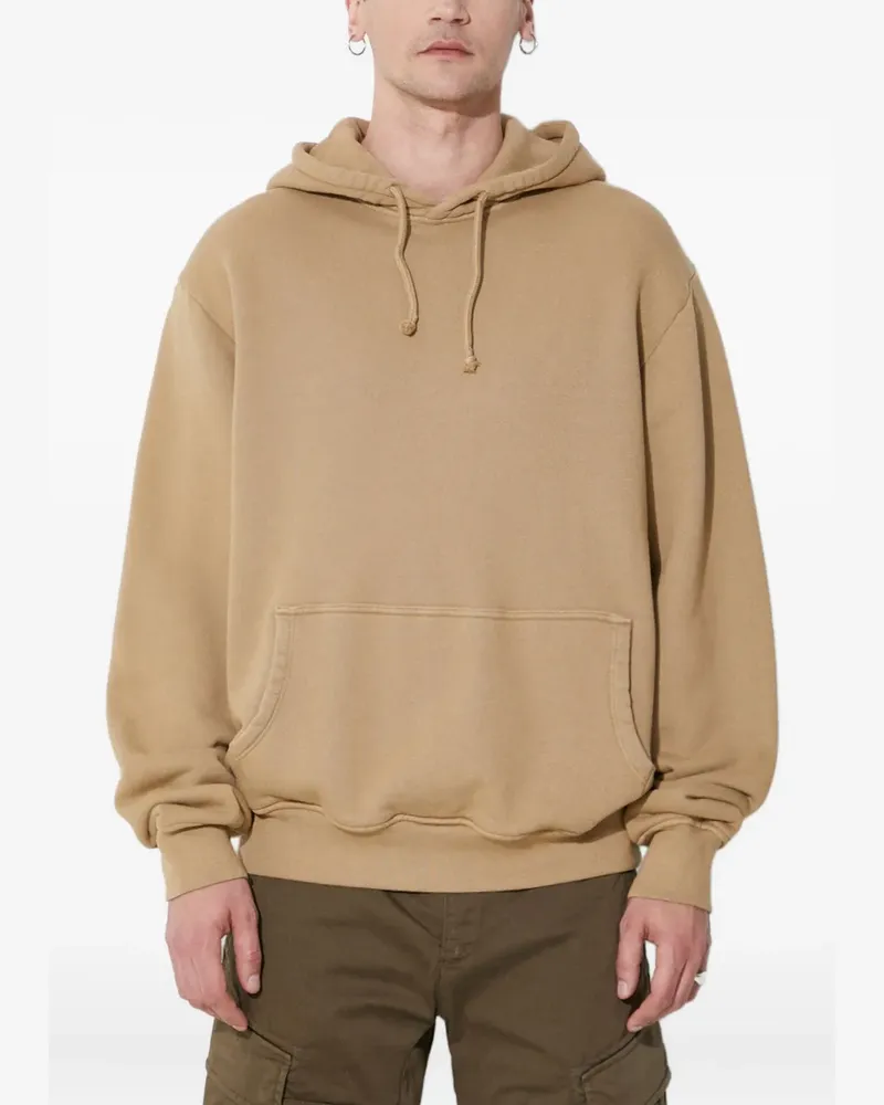 FourTwoFour on Fairfax Langärmeliger Hoodie - Nude Nude