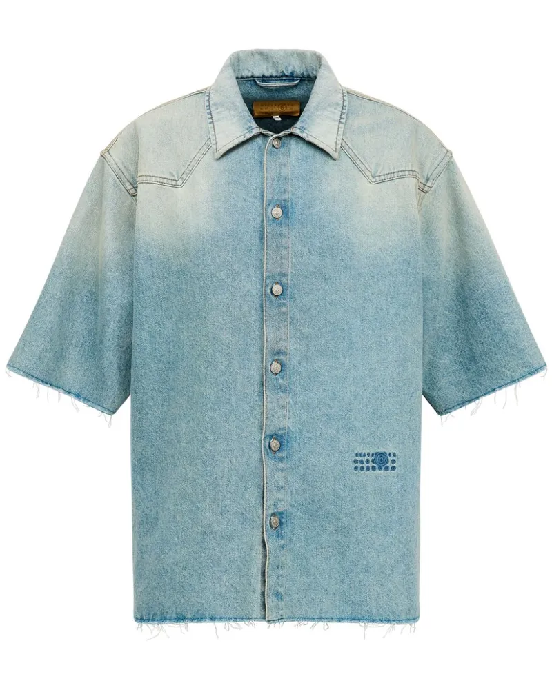 Maison Margiela Klassisches Jeanshemd - Blau Blau