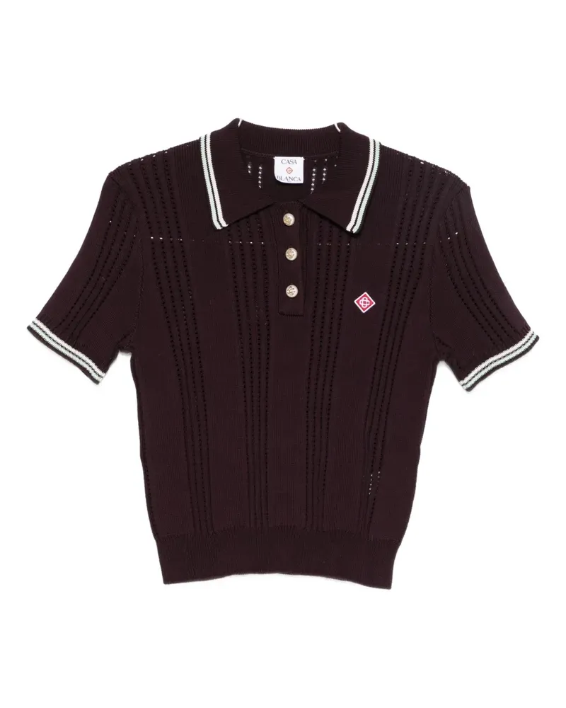 Casablanca Paris Klassisches Poloshirt - Rot Rot