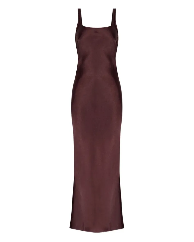 Samsøe & Samsøe Sanuna square-neck split dress - Braun Braun