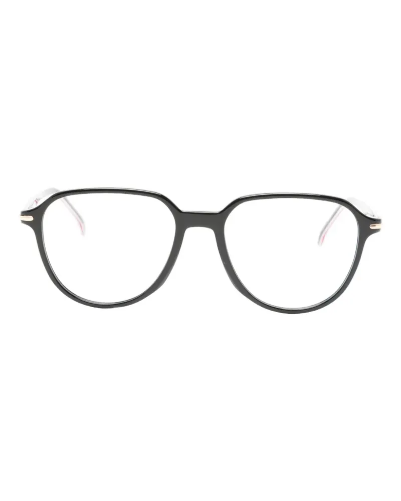 Carrera Brille mit geometrischem Gestell - Schwarz Schwarz
