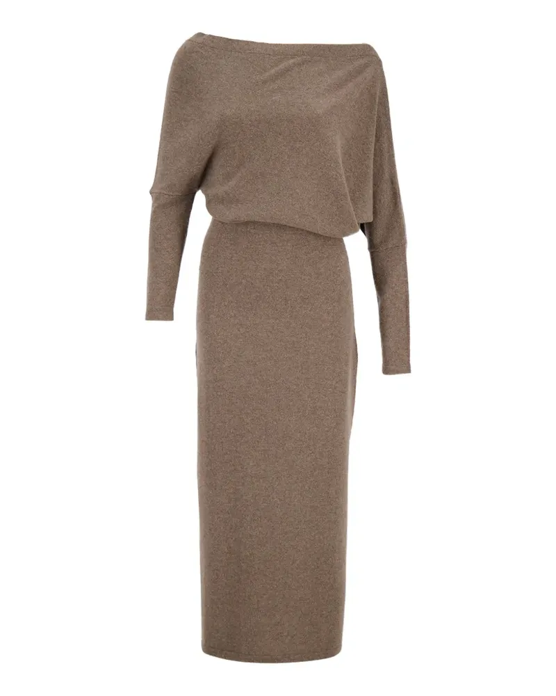 Altuzarra Kasos asymmetric-shoulder maxi dress - Braun Braun