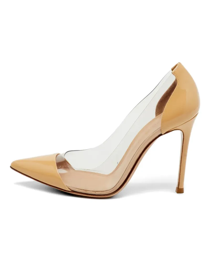 Gianvito Rossi Pumps mit spitzer Kappe 70mm - Nude Nude