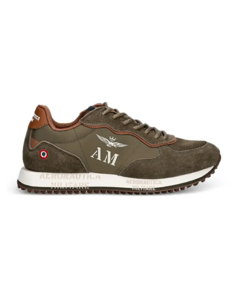 Aeronautica Militare logo sneakers - Grün Grün