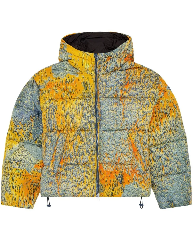 Diesel Wattierte W-Bogaert Jacke - Mehrfarbig Mehrfarbig