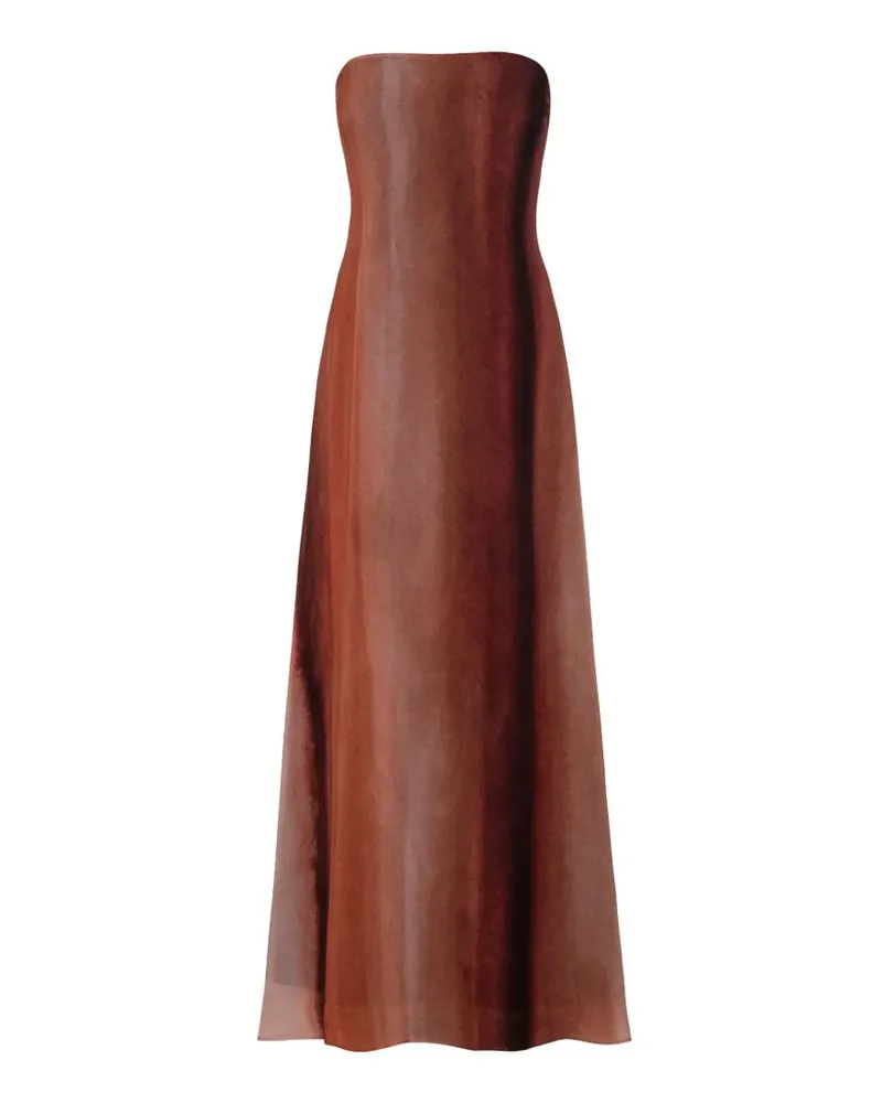 Baobab Collection Schulterfreies Zora Maxikleid - Braun Braun