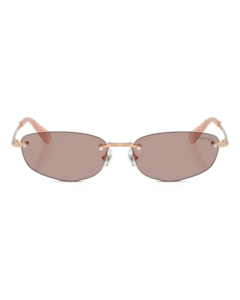 Swarovski Rahmenlose Sonnenbrille - Gold Gold