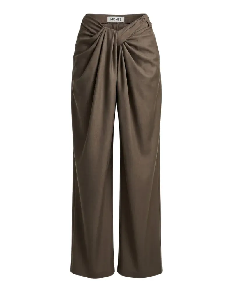 Monse twist-detail trousers - Braun Braun