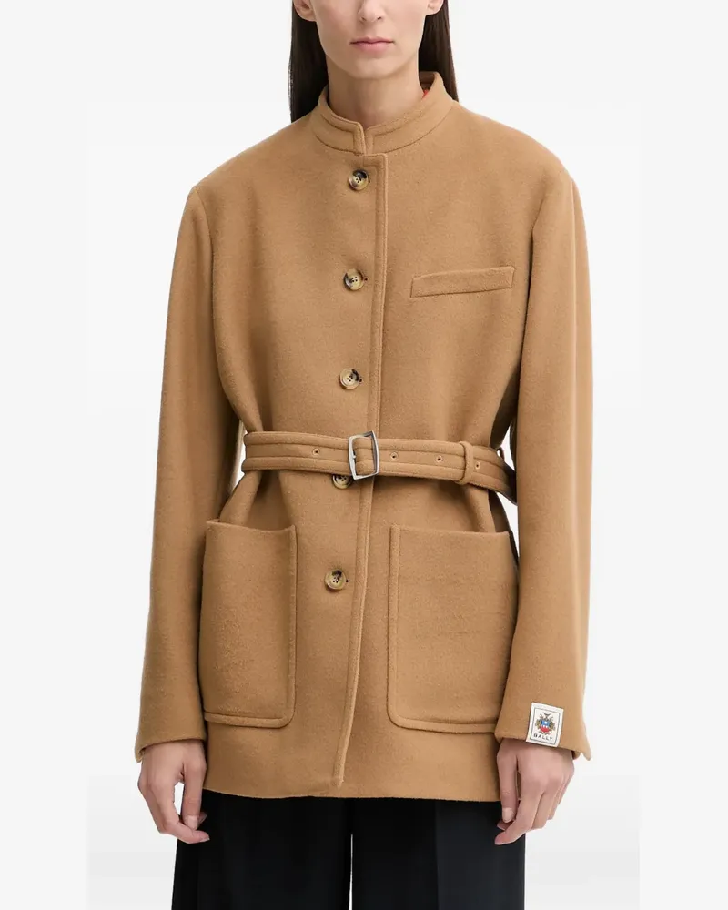 Bally button belted coat - Braun Braun