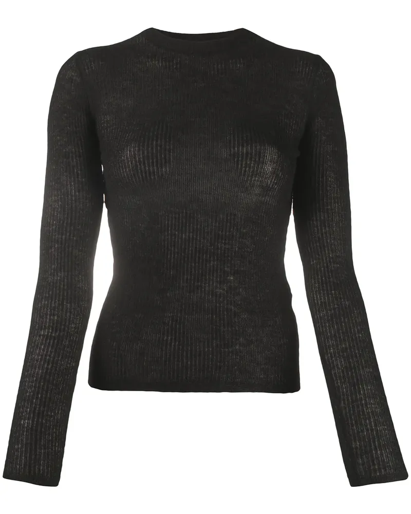 Saint Laurent Gestricktes Oberteil - Schwarz Schwarz