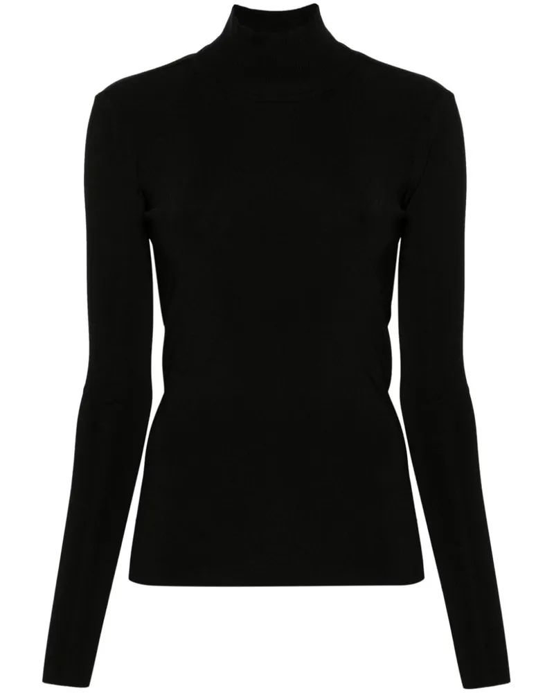 Fabiana Filippi Rückenfreier Pullover - Schwarz Schwarz