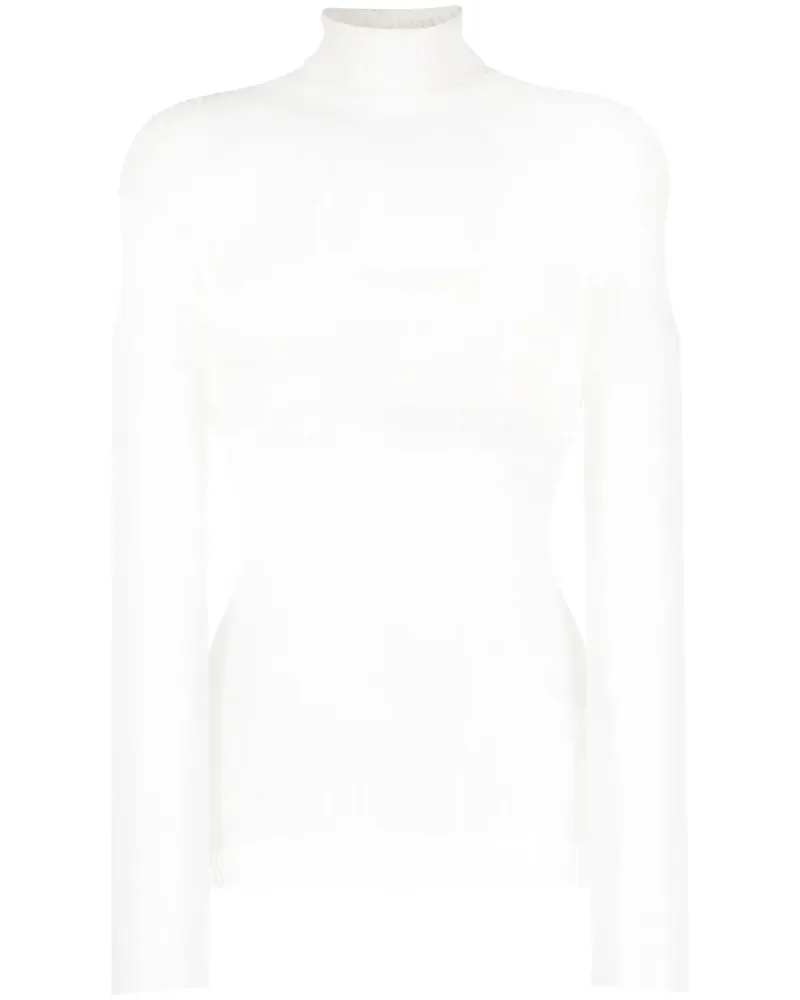 QUIRA Tanktop mit Sheer-Effekt - Weiß Weiß