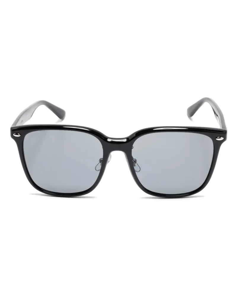 Ray Ban Sonnenbrille mit eckigem Gestell - Schwarz Schwarz