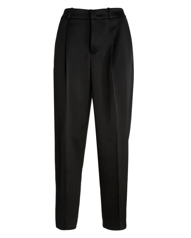 PT TORINO Tapered-Hose mit hohem Bund - Schwarz Schwarz