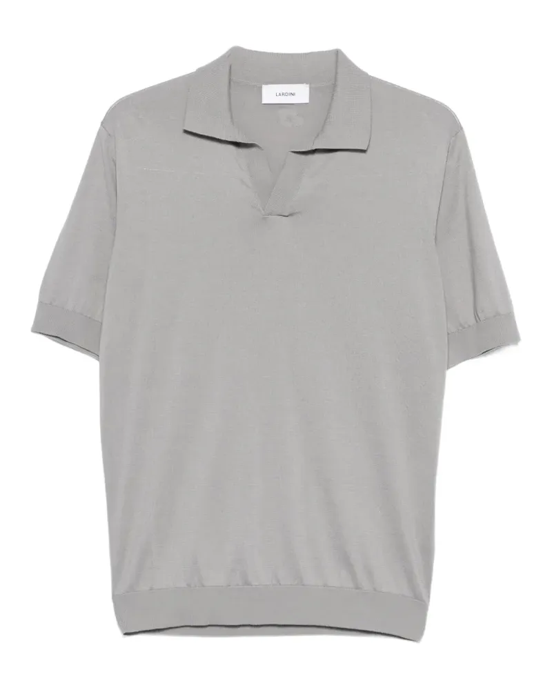 LARDINI V-neck short-sleeve T-shirt - Grau Grau