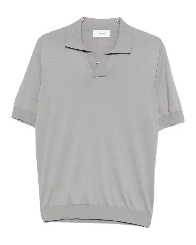 LARDINI V-neck short-sleeve T-shirt - Grau Grau