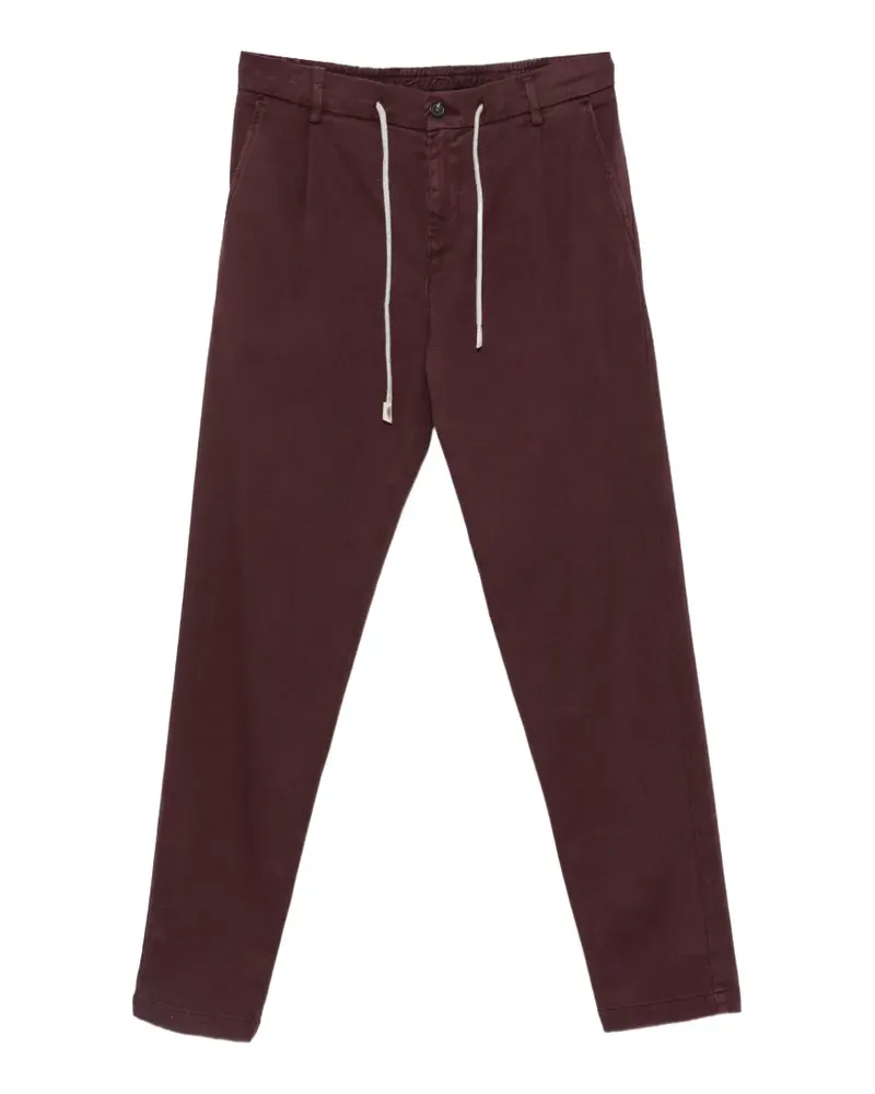 Eleventy Bundfaltenhose mit Kordelzug - Violett Violett