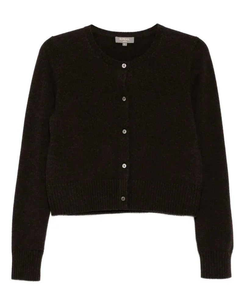 N.Peal Cardigan aus Kaschmir - Braun Braun