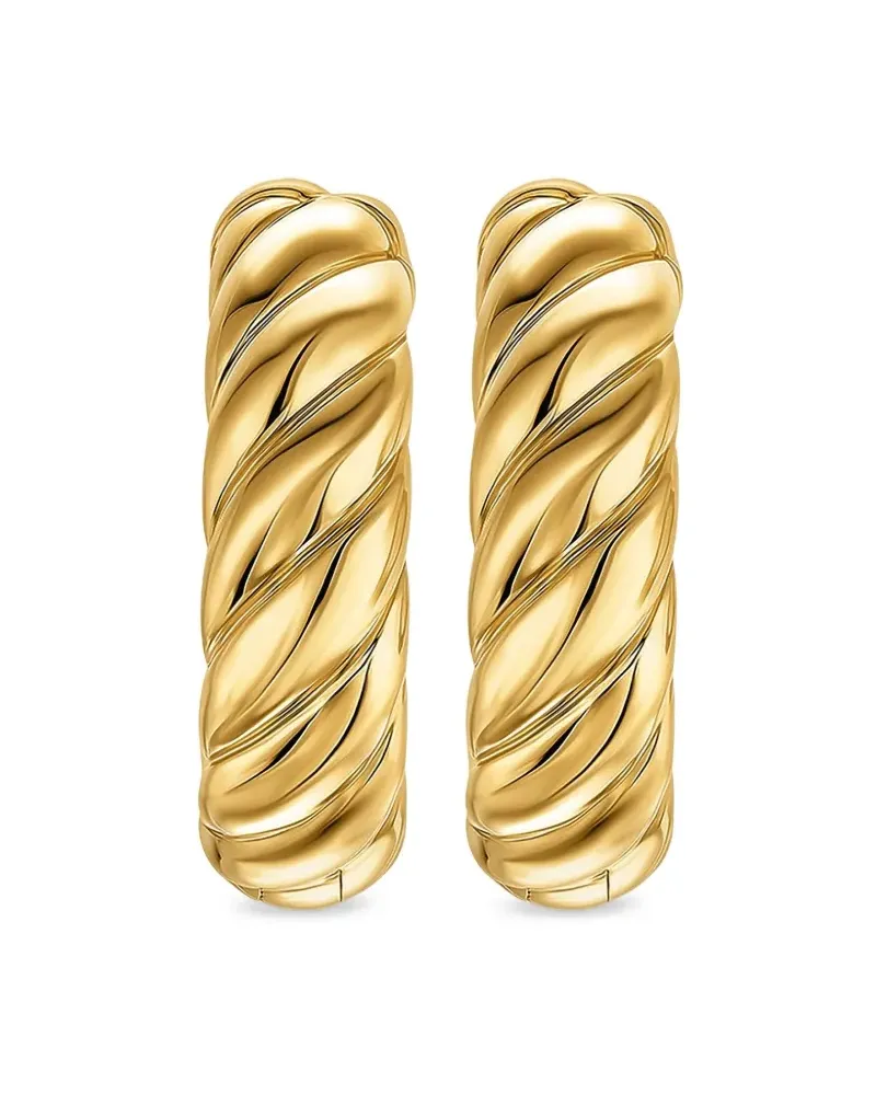 David Yurman 18kt DY Madison® Gelbgoldohrringe Gold