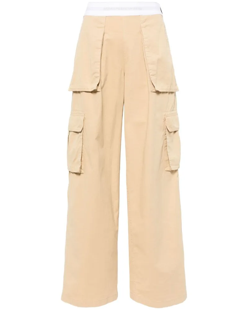 Alexander Wang Halbhohe Cargohose - Braun Braun