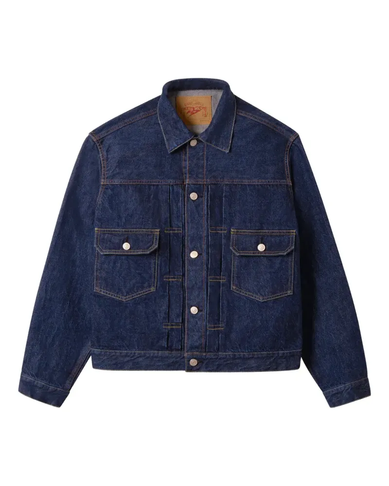Fortela Cisco front-pocket denim jacket - Blau Blau