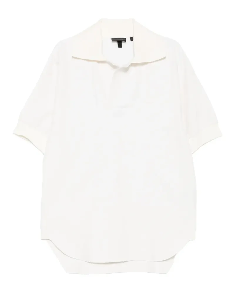 Lacoste towelling-effect T-shirt - Nude Nude