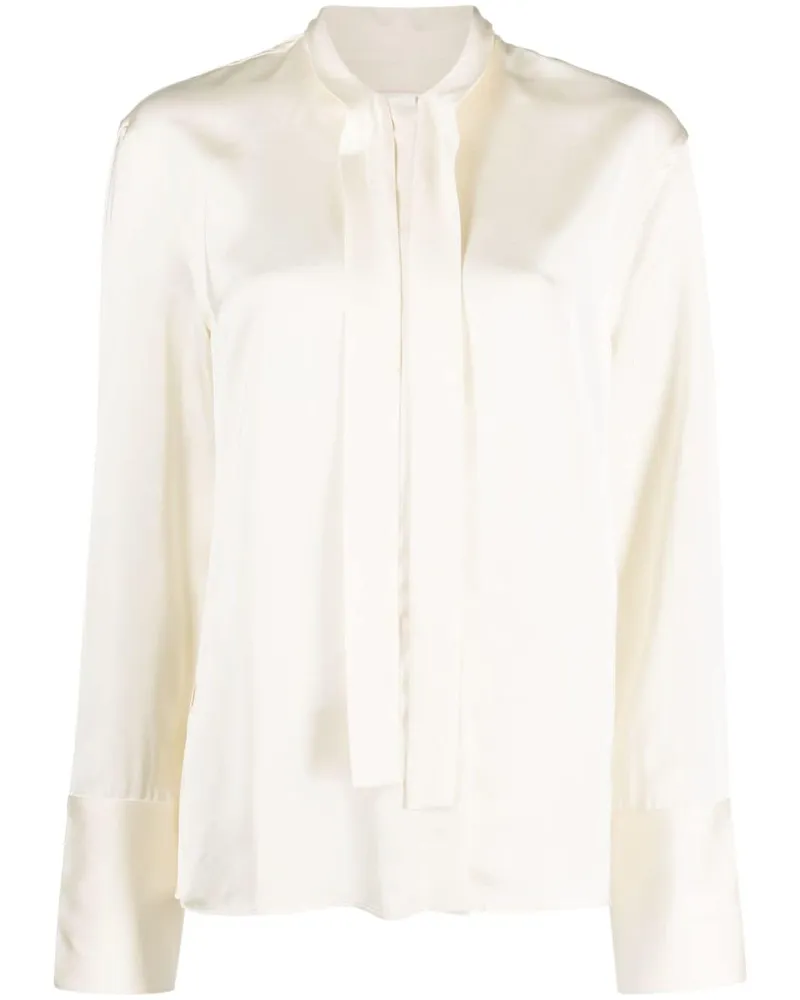 Jil Sander Bluse aus Satin - Nude Nude