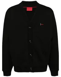 HUGO BOSS Cardigan mit lockerem Schnitt Schwarz