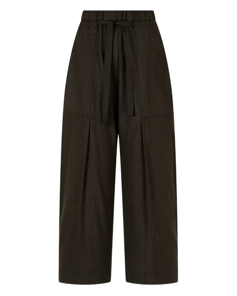 STUDIO TOMBOY elasticated-waistband palazzo pants - Braun Braun